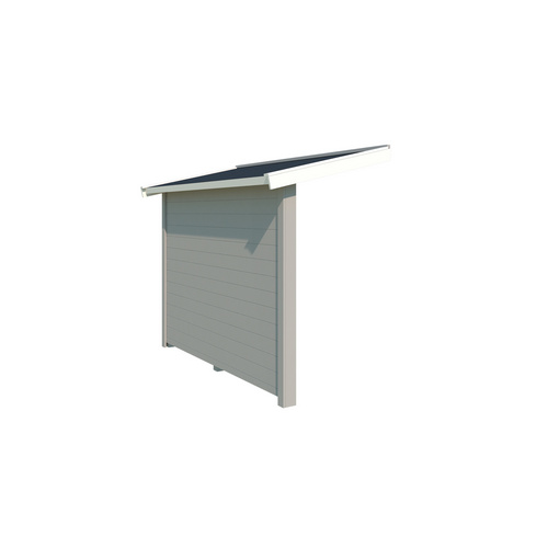 LASITA MAJA Schleppdach, BxT: 220 x 90 cm (Aufstellmaß ), grau |  Holz  |  1,81 m²