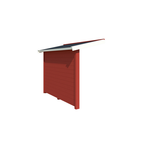 LASITA MAJA Schleppdach, BxT: 220 x 90 cm (Aufstellmaß ), rot LASITA MAJA Schleppdach, BxT: 220 x 90 cm (Aufstellmaß ), rot