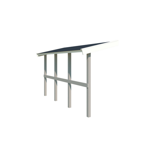 LASITA MAJA Schleppdach, BxT: 280 x 90 cm (Aufstellmaß ), grau