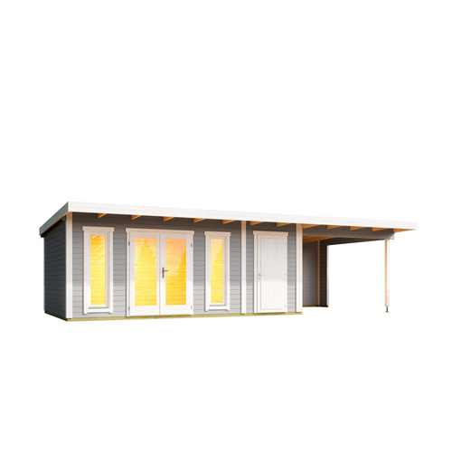 LASITA MAJA Dachverlängerung »Sicily«, BxT: 300 x 350 cm (Aufstellmaß ), grau |  Holz  |  13,64 m²