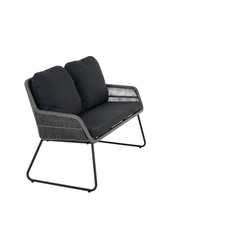 Thumbnail - SIENA GARDEN Dining-Lounge »KANSAS«, BxHxL: 130 x 85,5 x 70 cm - grau