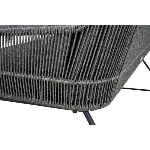 Thumbnail - SIENA GARDEN Loungeset »KANSAS«, BxHxL: 130 x 82,5 x 75 cm - grau