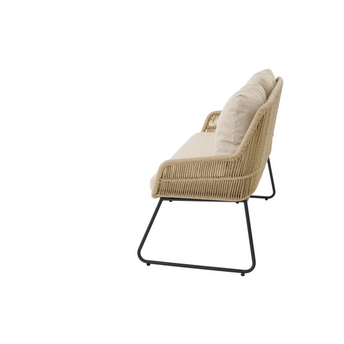 Thumbnail - SIENA GARDEN Dining-Lounge »KANSAS«, BxHxL: 130 x 85,5 x 70 cm - grau