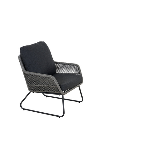 Thumbnail - SIENA GARDEN Loungesessel »KANSAS«, BxHxL: 74 x 76 x 75 cm, max. Belastung: 110 kg - grau