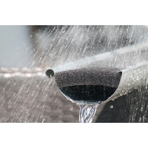 Thumbnail - Dachrinnenzubehör, Dachrinnenschutz, RG125, 125mm, 10er Set - schwarz