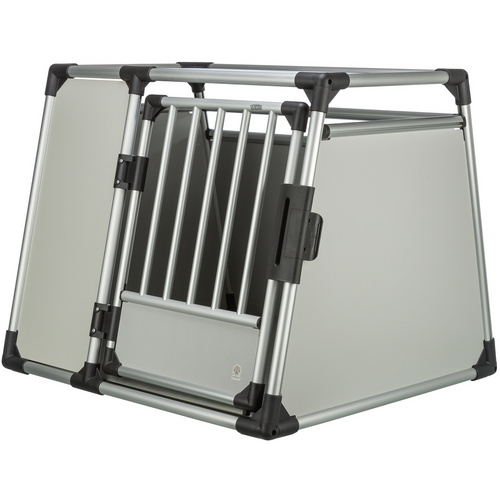TRIXIE Transportbox, L-XL, 94x75x88 cm, silber/hellgrau