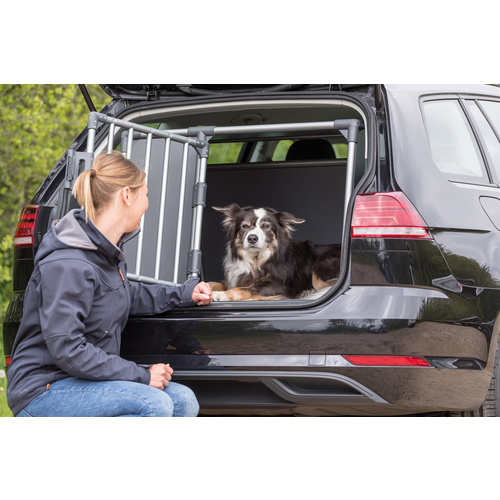 Thumbnail - TRIXIE Transportbox, L-XL, 92x64x78 cm, graphit - grau