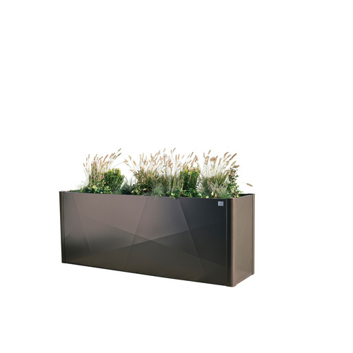 Thumbnail - BIOHORT Hochbeet »X-Design«, BxHxL: 53 x 77 x 201 cm, Fassungsvermögen: 1419 l, Metall - grau