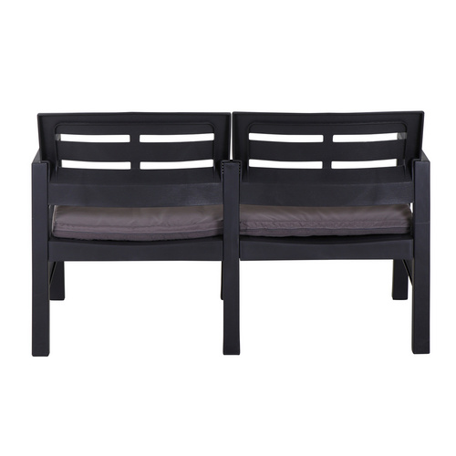 Progarden Grau Gartenlounge, Java Set Anthrazit - Bild 2
