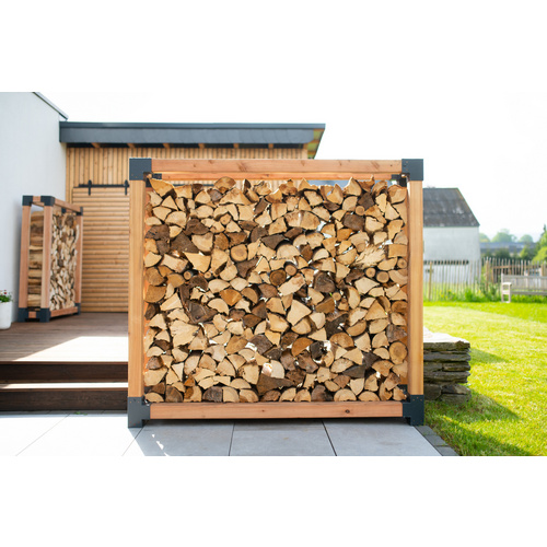 Westmann Kaminholzregal »Michel«, BxHxT: 198 x 180 x 40 cm, Lärchenholz - braun (Rabatt: 60 %) Westmann Kaminholzregal »Michel«, BxHxT: 198 x 180 x 40 cm, Lärchenholz - braun (Rabatt: 60 %)