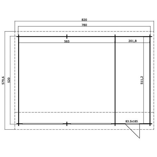 LASITA MAJA Blockgarage »Hawaii«, BxT:...
