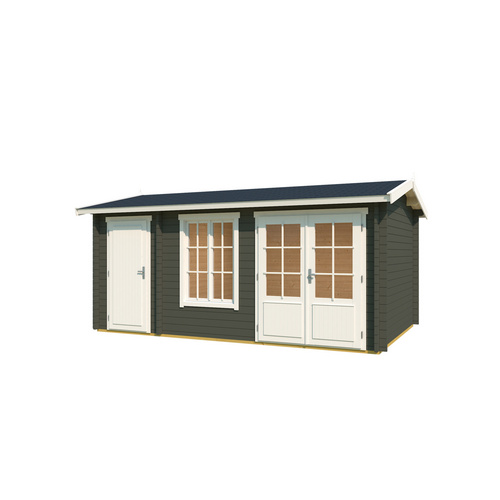 LASITA MAJA Gartenhaus »Wrexham«, BxHxT: 525 x 250,8 x 350,8 cm (Außenmaß inkl. Dachüberstand), grüngrau - gruen LASITA MAJA Gartenhaus »Wrexham«, BxHxT: 525 x 250,8 x 350,8 cm (Außenmaß inkl. Dachüberstand), grüngrau - gruen