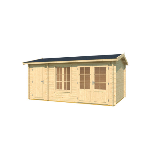LASITA MAJA Gartenhaus »Wrexham«, BxHxT: 525 x 250,8 x 350,8 cm (Außenmaß inkl. Dachüberstand), naturbelassen - braun |  Holz