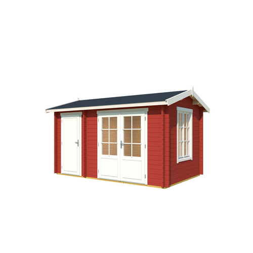 LASITA MAJA Gartenhaus »Wrexham«, BxHxT: 430 x 250,8 x 283,5 cm, (Außenmaß inkl. Dachüberstand), schwedenrot |  Holz