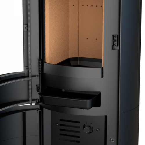 Thumbnail - THERMIA Kaminofen »Cumulus Omega XL Ring «, schwarz, Stahl, 7 kW