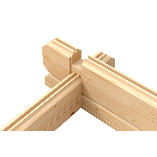 Mr. GARDENER Ferienhaus »Dänemark«, Holz, BxHxT: 271 x 222 x 260 cm (Außenmaße inkl. Dachüberstand), Wandstärke 34mm - beige |  Fichte