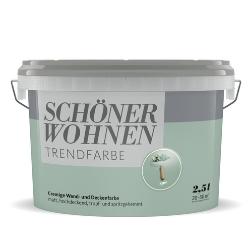 SCHÖNER WOHNEN FARBE Dispersionsfarbe »Trendfarbe«, Spa, matt - gruen