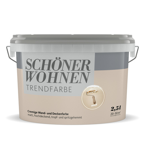 SCHÖNER WOHNEN FARBE Dispersionsfarbe »Trendfarbe«, Sand, matt - beige