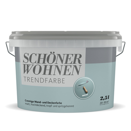 SCHÖNER WOHNEN FARBE Dispersionsfarbe »Trendfarben«, Maui, matt - blau