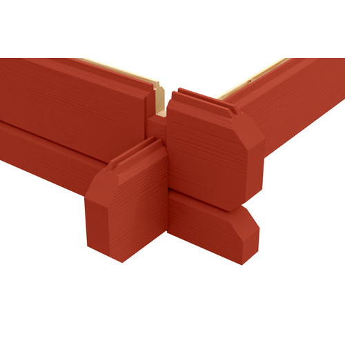 Mr. GARDENER Ferienhaus »Dänemark«, Holz, BxHxT: 271,3 x 222 x 260 cm (Außenmaße) - gruen |  Fichte  |  4,98 m²