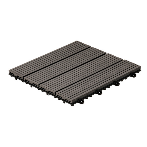 HOME DELUXE Holzfliesen »BAVARO«, 30 x 30 x 2,2 cm, 3 m² - grau