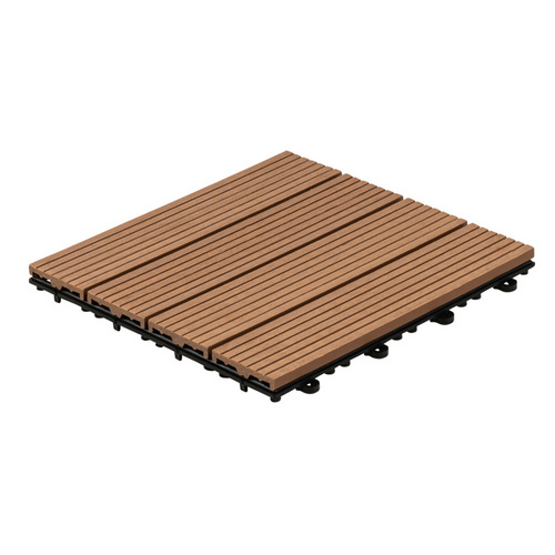 HOME DELUXE Holzfliesen »BAVARO«, 30 x 30 x 2,2 cm, 9 m² - braun