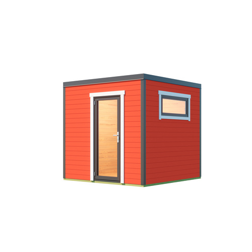 LASITA MAJA Gartenhaus »Sardinia«, BxHxT: 250 x 239,4 x 250 cm (Außenmaß inkl. Dachüberstand), schwedenrot |  Holz