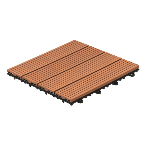 HOME DELUXE Holzfliesen »BAVARO«, 30 x 30 x 2,2 cm, 1 m² - braun