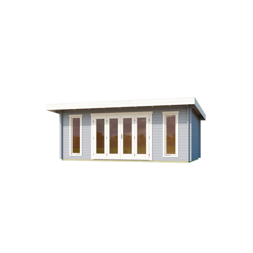 LASITA MAJA Gartenhaus »Sussex«, BxHxT: 630 x 239,4 x 470 cm (Außenmaß inkl. Dachüberstand), lichtgrau |  Holz