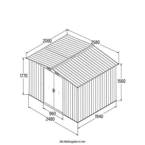 HOME DELUXE Geräteschuppen »BOHIO DELU... HOME DELUXE Geräteschuppen »BOHIO DELU...