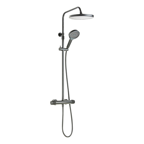 SCHÖNER WOHNEN KOLLEKTION Duschsystem, BxHxL: 37 x 114 x 31,5 cm, Metall, industrial - grau