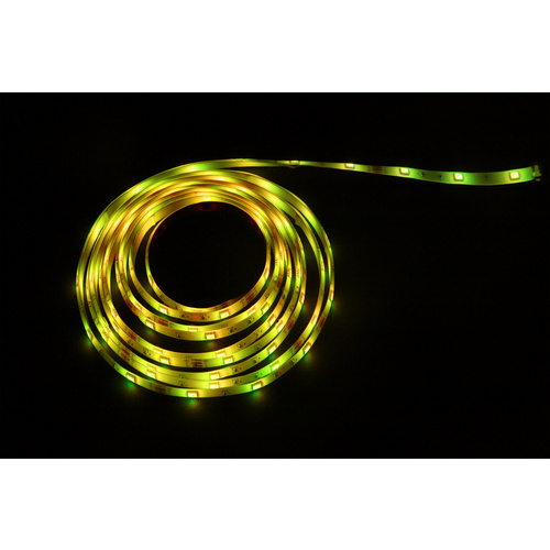 Thumbnail - CASAYA LED-Streifen, 3 m, 12 W, 90 x RGB-LED inkl. Fernbedienung - weiss