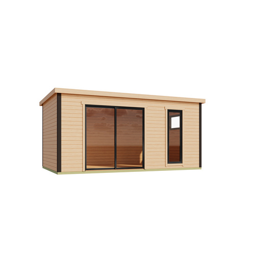 LASITA MAJA Ferienhaus »Austin«, BxHxT: 525,2 x 239,4 x 315,2 cm, (Außenmaß inkl. Dachüberstand), naturbelassen - braun |  Holz