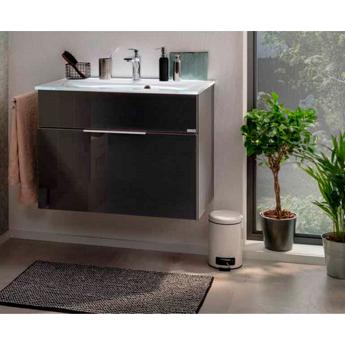 Thumbnail - FACKELMANN Waschplatz-Set »KARA«, 80cm Anthrazit - grau