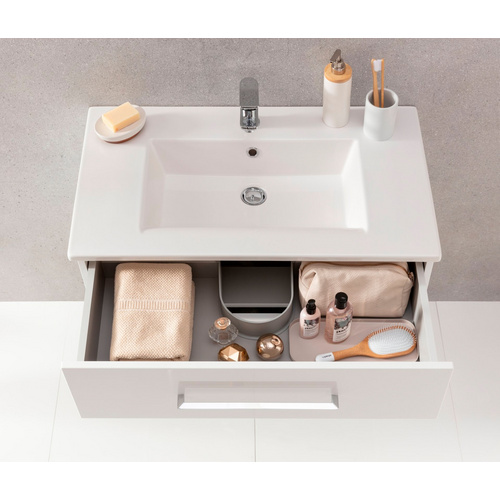 Thumbnail - FACKELMANN Waschplatz-Set »B.PERFEKT«, 80cm SPS Dark Oak - braun