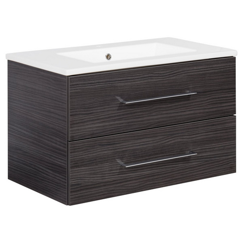 Thumbnail - FACKELMANN Waschplatz-Set »B.PERFEKT«, 80cm SPS Dark Oak - braun