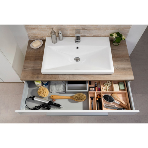 Thumbnail - FACKELMANN Waschplatz-Set »STANFORD«, 110cm Nature Oak - braun