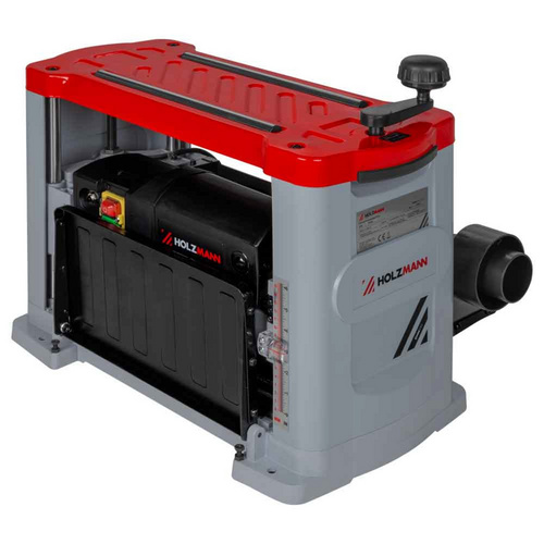 Thumbnail - HOLZMANN-MASCHINEN Hobelmaschine »DHM330 230V«, 1500 W, mit Spiralmesserwelle - grau | rot