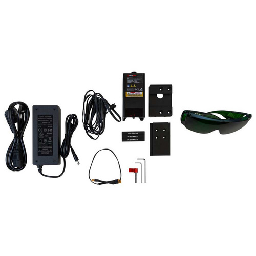 Thumbnail - HOLZMANN-MASCHINEN Lasermodul »CTF45PLASER20W«, 20W, für CNC Tischfräsmaschine - schwarz