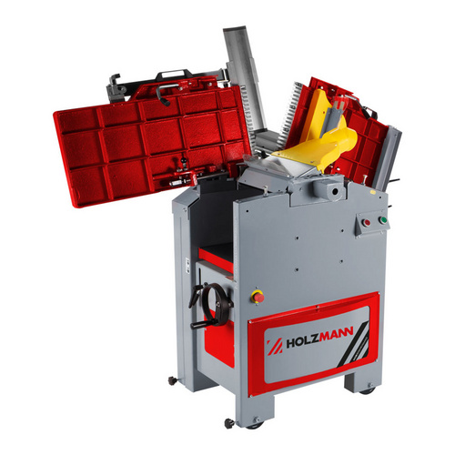 Thumbnail - HOLZMANN-MASCHINEN Abricht- und Dickenhobelmachine »HOB305PROSMW2 400V«, 2200 W, mit Spiralmesser - grau | rot