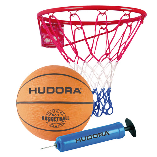 Hudora Basketball-Set »SLAM IT«, 3-tlg, Gr. 7 - bunt