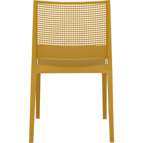 Thumbnail - SIENA GARDEN Stapelstuhl »Square«, BxHxT: 46 x 81 x 56 cm, Farbe: mustard - gelb