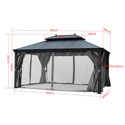 Jet-Line Pavillon »Bagdad«, BxHxT: 365... Jet-Line Pavillon »Bagdad«, BxHxT: 365...