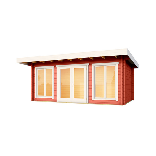 LASITA MAJA Gartenhaus »Dorset«, BxHxT: 480 x 238 x 250  cm, schwedenrot |  Holz