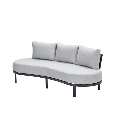 GARDEN IMPRESSIONS Loungesofa »Tirolo«, Aluminium/Polyester, anthrazit/sand - beige