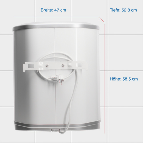 Thumbnail - Regent Wandspeicher »REG 50 QB EU«, 50 l, 2 kW, steckerfertig - weiss