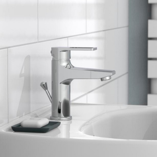 Thumbnail - SCHÜTTE Waschtischarmatur »DERBY«, Chrom - silberfarben