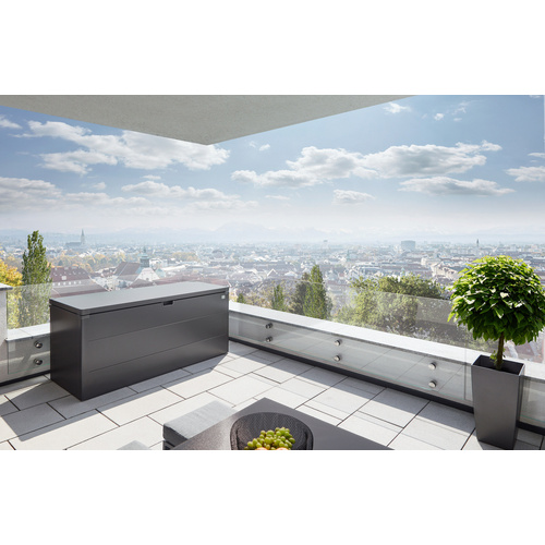 Thumbnail - BIOHORT Auflagen-/Kissenbox »Stylebox«, BxHxT: 170 x 81 x 70 cm, 680 l, Gr. 170, dunkelgrau-metallic