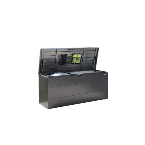 Thumbnail - BIOHORT Auflagen-/Kissenbox »Stylebox«, BxHxT: 170 x 81 x 70 cm, 680 l, Gr. 170, dunkelgrau-metallic