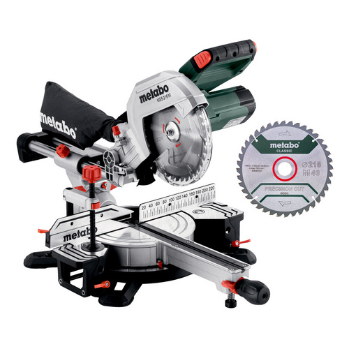 Metabo Kappzugsäge KGS 216 M Set 1500 W inkl. 2. Sägeblatt - Image 2